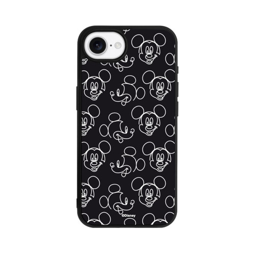 Apple iPhone 17e Base Case Disney Mickey Muster Schwarz