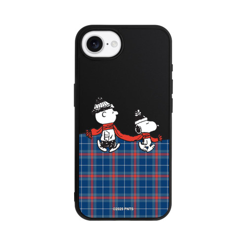 Apple iPhone 17e Base Case Peanuts Weihnachtspulli Transparent