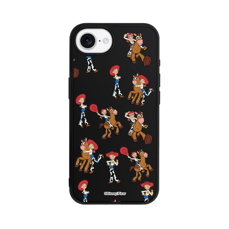 iPhone 17e Base Case Toy Story 5 Jessie Cowboy Pattern Transparent