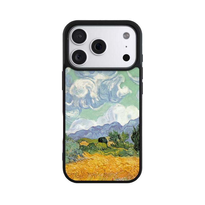 iPhone 18 Pro Base Case Weizenfeld mit Zypressen