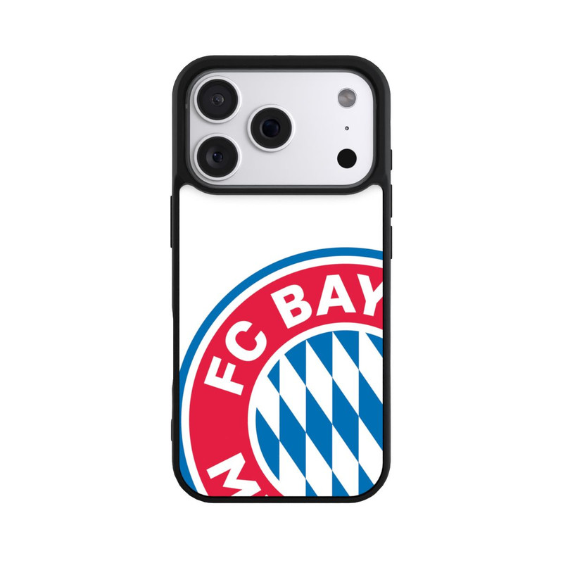 iPhone 18 Pro Base Case Großes FCB Logo Weiß
