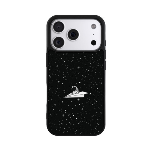 Apple iPhone 18 Pro Base Case Astronaut Paper Plane Comic