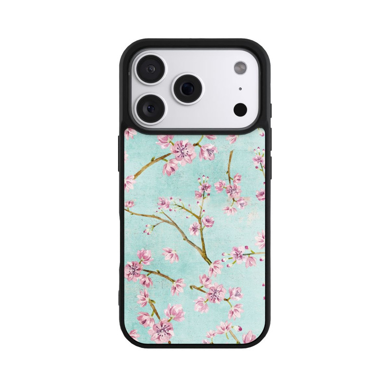 iPhone 18 Pro Base Case Kirschblütenzweigmuster Hellblau
