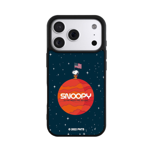 Apple iPhone 18 Pro Base Case Snoopy Weltraumreisender Orange