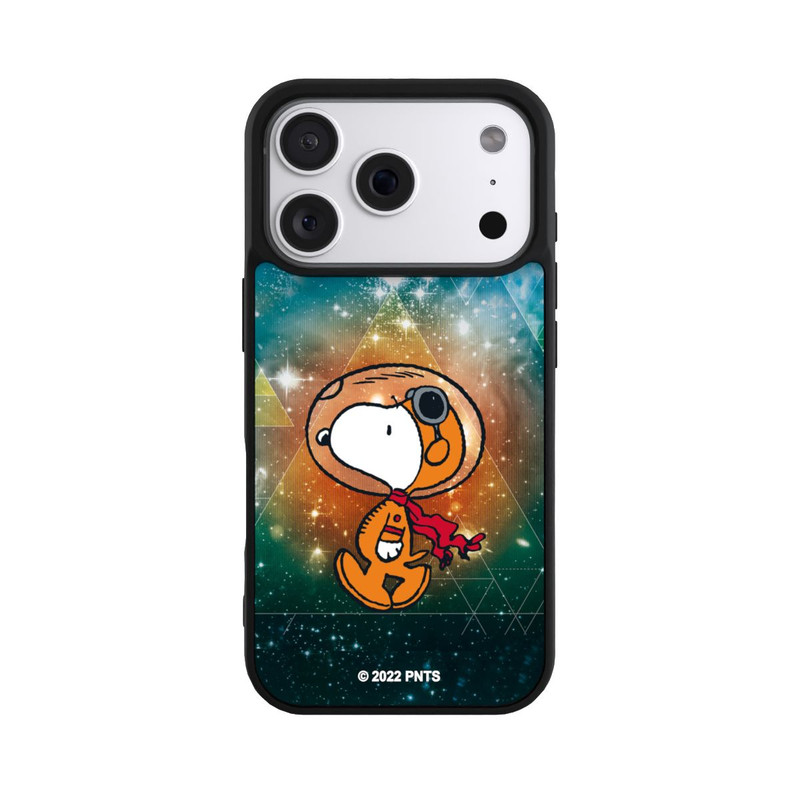 iPhone 18 Pro Base Case Snoopy Weltraumreisender Grün