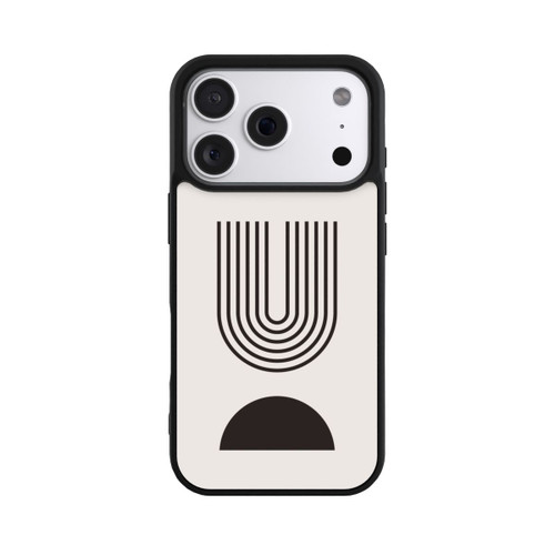 Apple iPhone 18 Pro Base Case Moderne Kunst Schwarze Linien