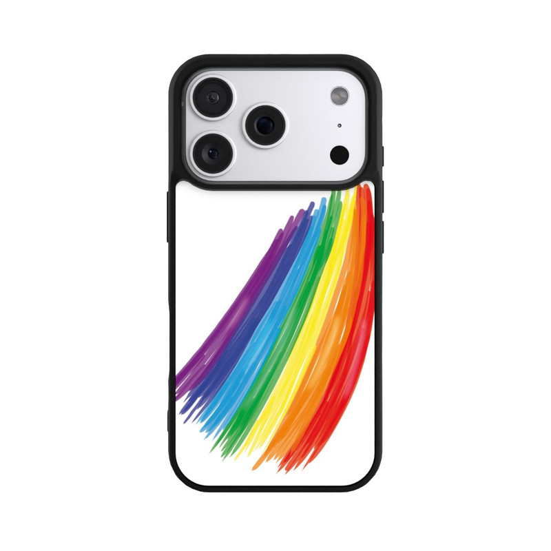 iPhone 18 Pro Base Case Rainbow Paint Brush