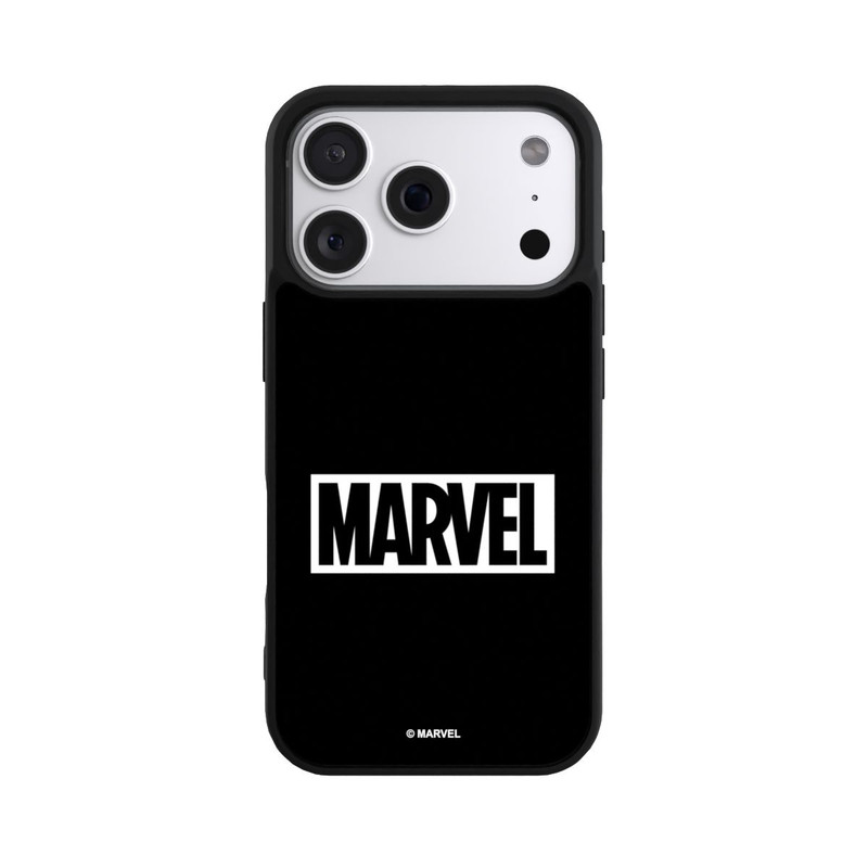 iPhone 18 Pro Base Case Marvel Logo Black