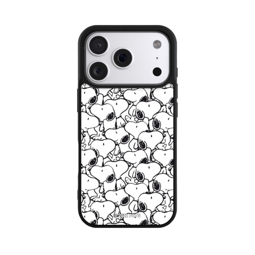 Apple iPhone 18 Pro Base Case Snoopy Muster Schwarz und Weiß