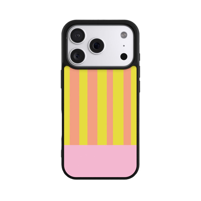 iPhone 18 Pro Base Case Neonfarbige Streifen