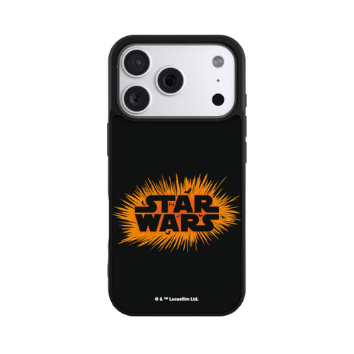 Apple iPhone 18 Pro Base Case Star Wars Logo Orange Halloween Explosion