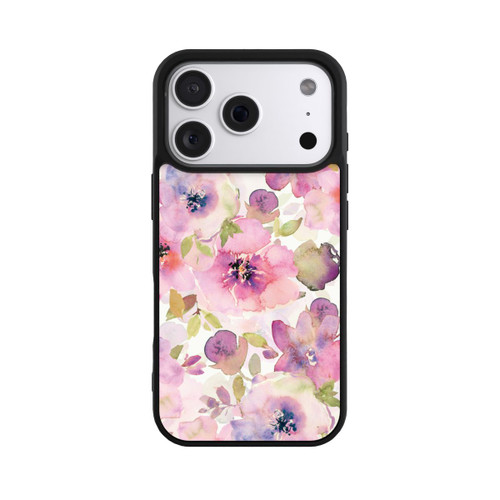 Apple iPhone 18 Pro Base Case Tapete mit rosa Blumen