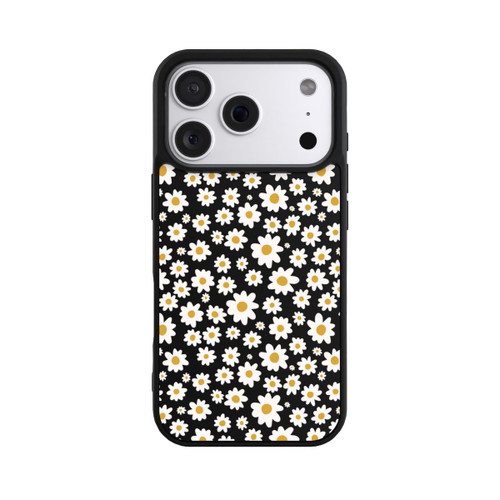 Apple iPhone 18 Pro Base Case Daisy Flower Seamless Pattern Transparent