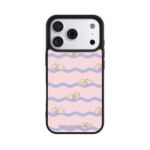 Apple iPhone 18 Pro Base Case Winnie the Pooh Pink Waves