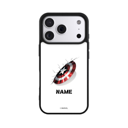 Apple iPhone 18 Pro Base Case Captain America Shield Personalisierbar