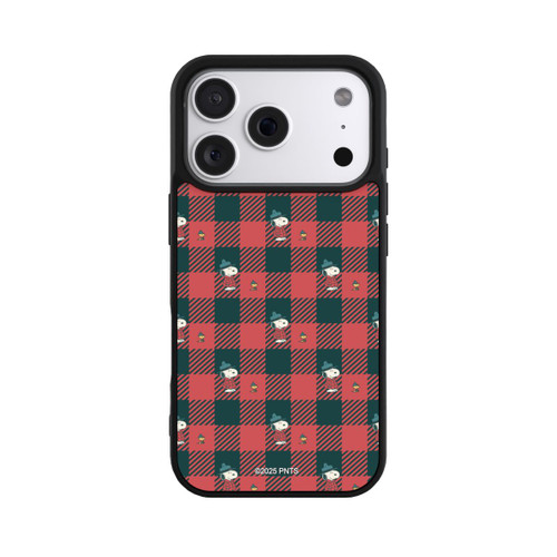 Apple iPhone 18 Pro Base Case Peanuts Rot Schottenmuster