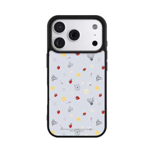 Apple iPhone 18 Pro Base Case Winnie Puuh und Freunde Erdbeer Muster Blau