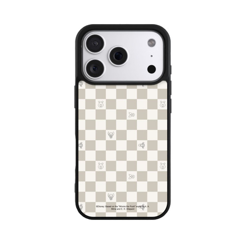 Apple iPhone 18 Pro Base Case Winnie Puuh Kariert Beige