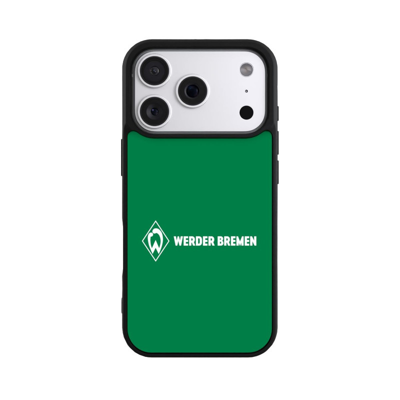 iPhone 18 Pro Base Case Werder Bremen Schriftzug Raute Grün