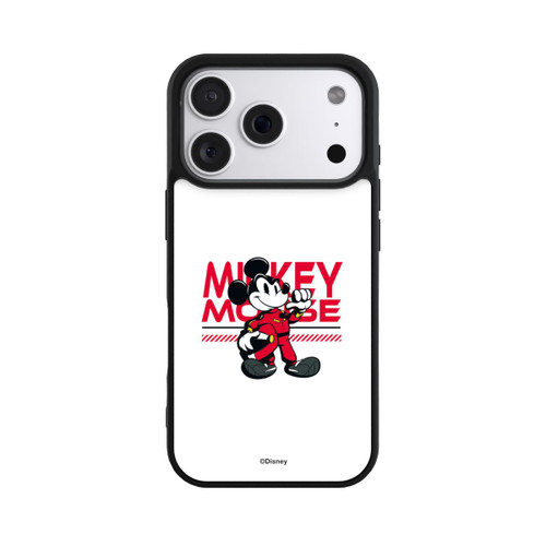 Apple iPhone 18 Pro Base Case Micky Maus Rennfahrer Weiß