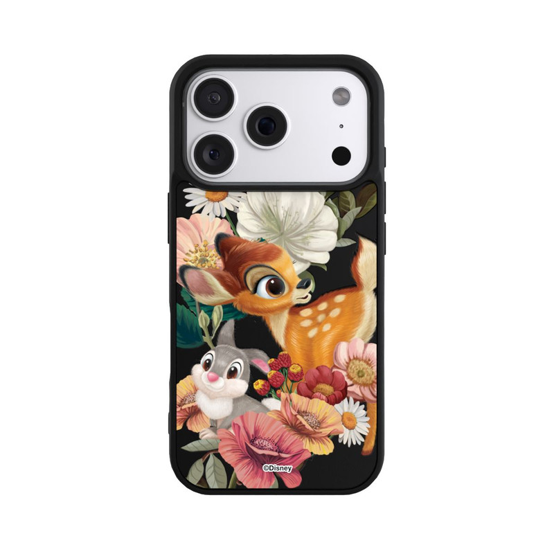 iPhone 18 Pro Base Case Bambi und Klopfer Blumen Transparent