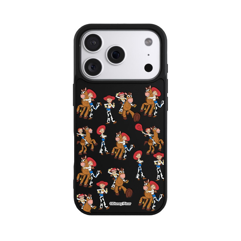 iPhone 18 Pro Base Case Toy Story 5 Jessie Cowboy Pattern Transparent