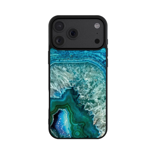 Apple iPhone 18 Pro Max Base Case Kristall Achat Grün