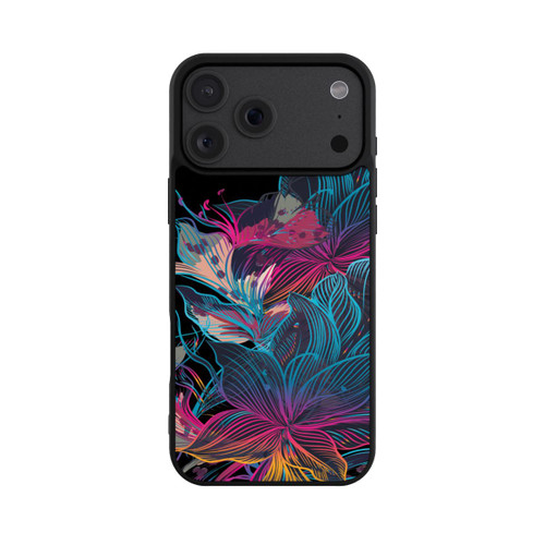 Apple iPhone 18 Pro Max Base Case Neon Flower Power