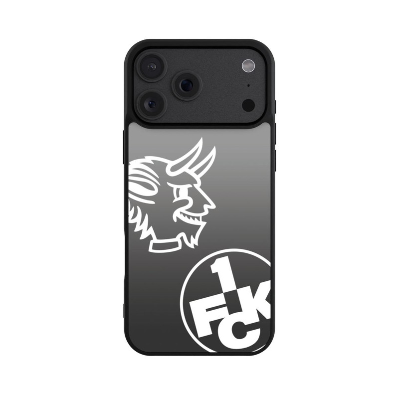 iPhone 18 Pro Max Base Case Teufelskopf FCK auf Schwarz