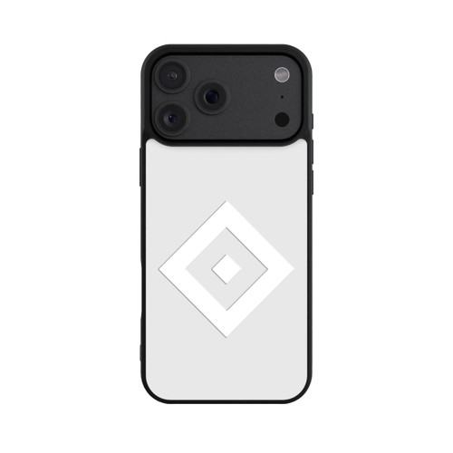 Apple iPhone 18 Pro Max Base Case Rauten Logo auf HSV Grau