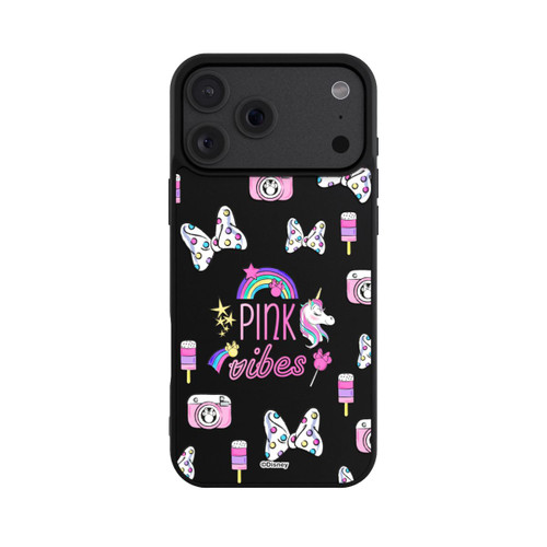 Apple iPhone 18 Pro Max Base Case Pink Vibes Transparent