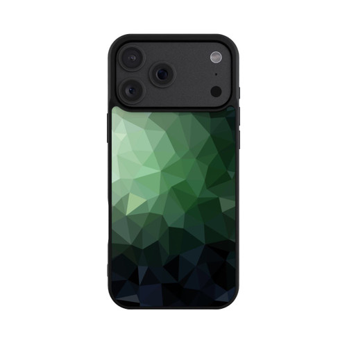 Apple iPhone 18 Pro Max Base Case Polygonal Mosaic Green