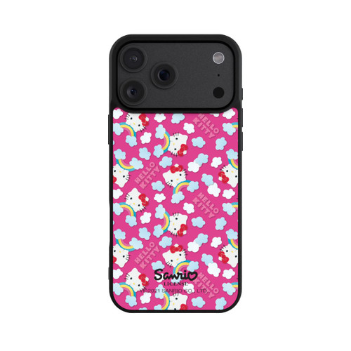 Apple iPhone 18 Pro Max Base Case Hello Kitty Regenbogenmuster