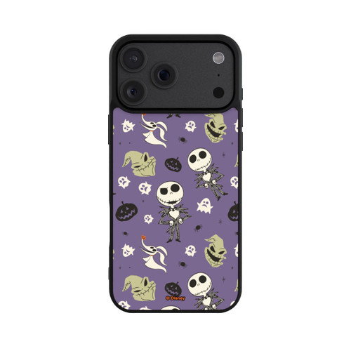 Apple iPhone 18 Pro Max Base Case Jack Purple Pattern Tim Burtons Nightmare before Christmas
