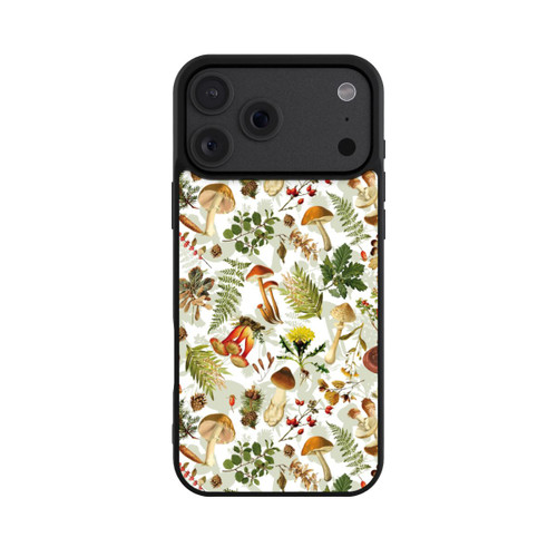 Apple iPhone 18 Pro Max Base Case Pilzmuster Weiß