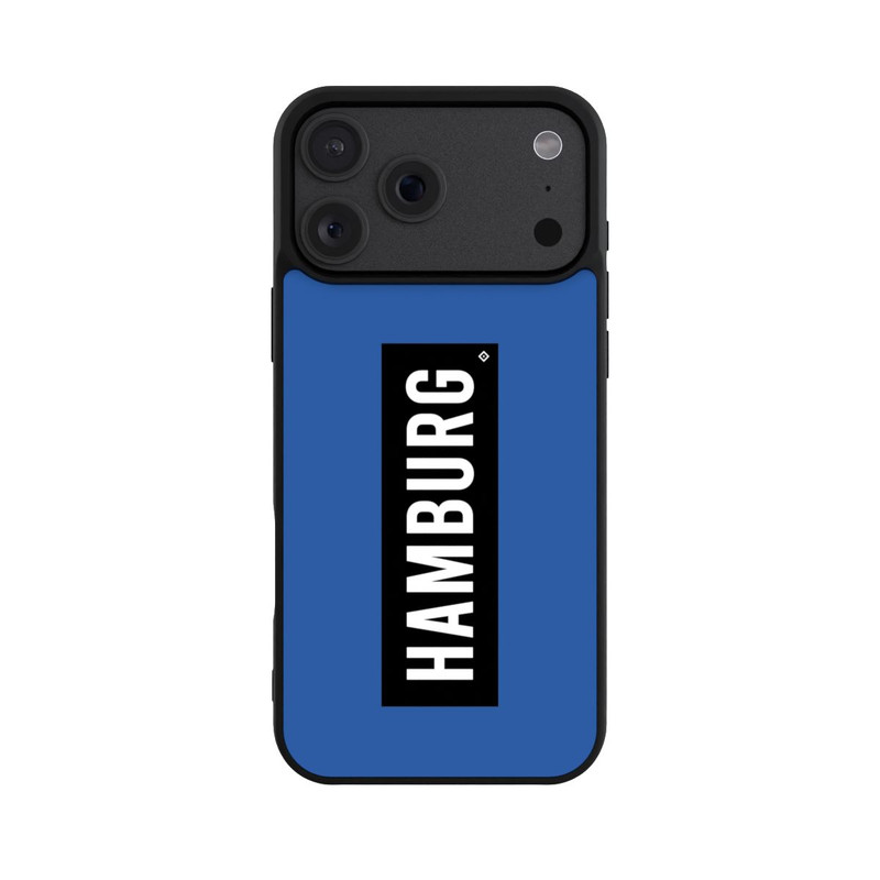 iPhone 18 Pro Max Base Case HSV Hamburg Schwarz Blau
