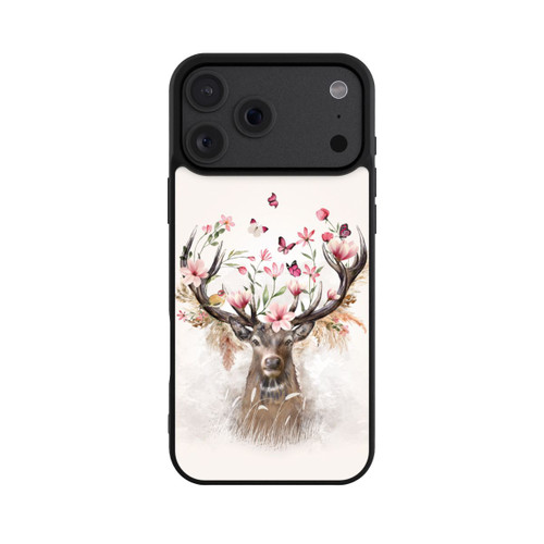 Apple iPhone 18 Pro Max Base Case Hirsch Blumen Geweih