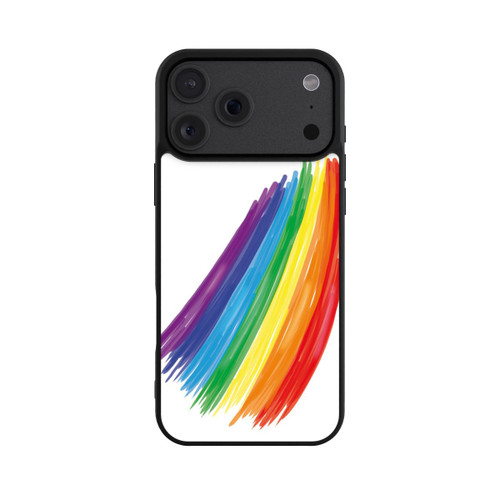 Apple iPhone 18 Pro Max Base Case Rainbow Paint Brush