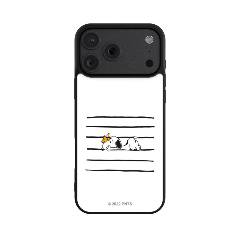 iPhone 18 Pro Max Base Case Snoopy Woodstock Streifen