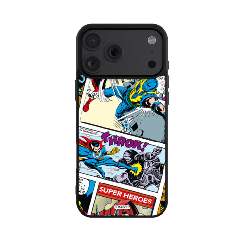 Apple iPhone 18 Pro Max Base Case Marvel Retro Comic Blue