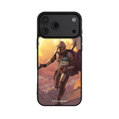 Apple iPhone 18 Pro Max Base Case Der Mandalorianer und Grogu Sonnenguntergang Wolken