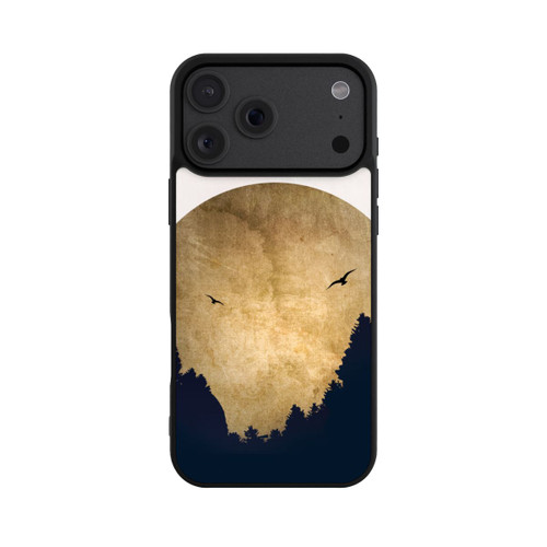Apple iPhone 18 Pro Max Base Case Zwei Vögel vor Mond