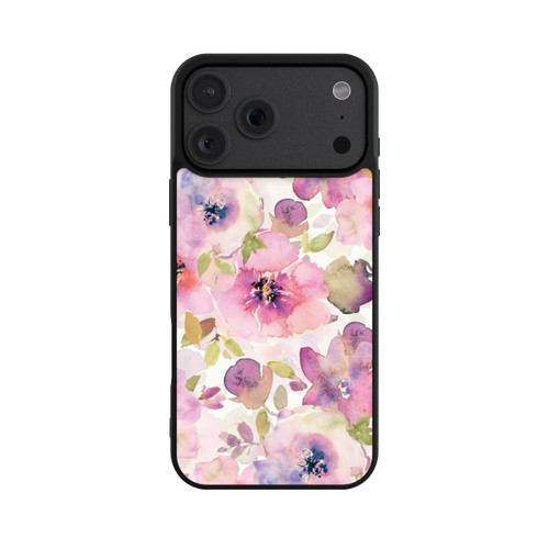 Apple iPhone 18 Pro Max Base Case Tapete mit rosa Blumen