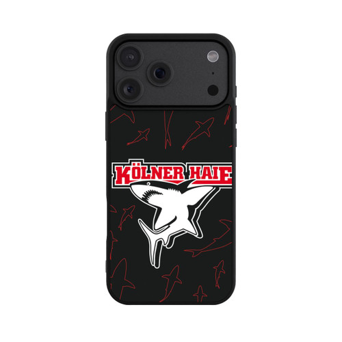 Apple iPhone 18 Pro Max Base Case Haie Muster Rot