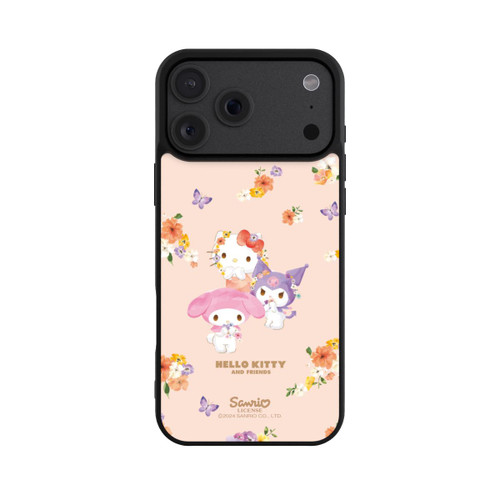 Apple iPhone 18 Pro Max Base Case Hello Kitty Frühlingsblumen