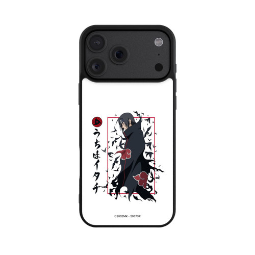 Apple iPhone 18 Pro Max Base Case Itachi Krähen Weiß