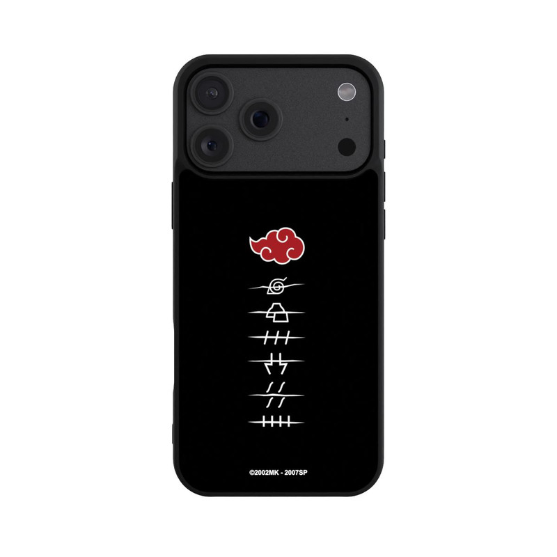 iPhone 18 Pro Max Base Case Akatsuki Mitgliedssymbole Schwarz