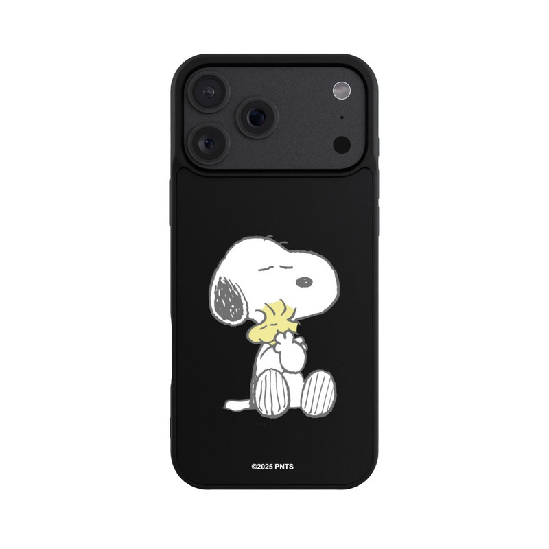 iPhone 18 Pro Max Base Case Snoopy And Woodstock Cuddling transparent