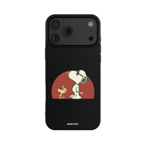 Apple iPhone 18 Pro Max Base Case Snoopy Woodstock Far Out transparent