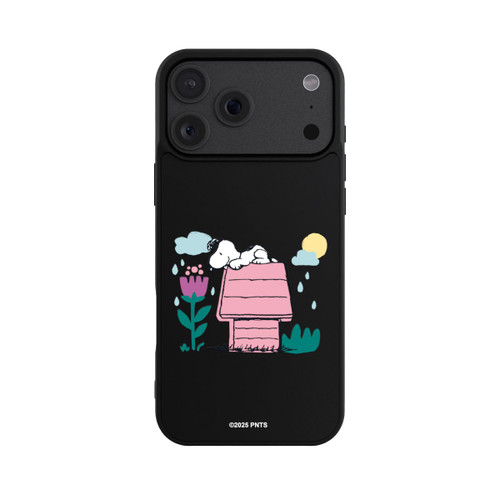 Apple iPhone 18 Pro Max Base Case Snoopy Hundehütte Frühling transparent